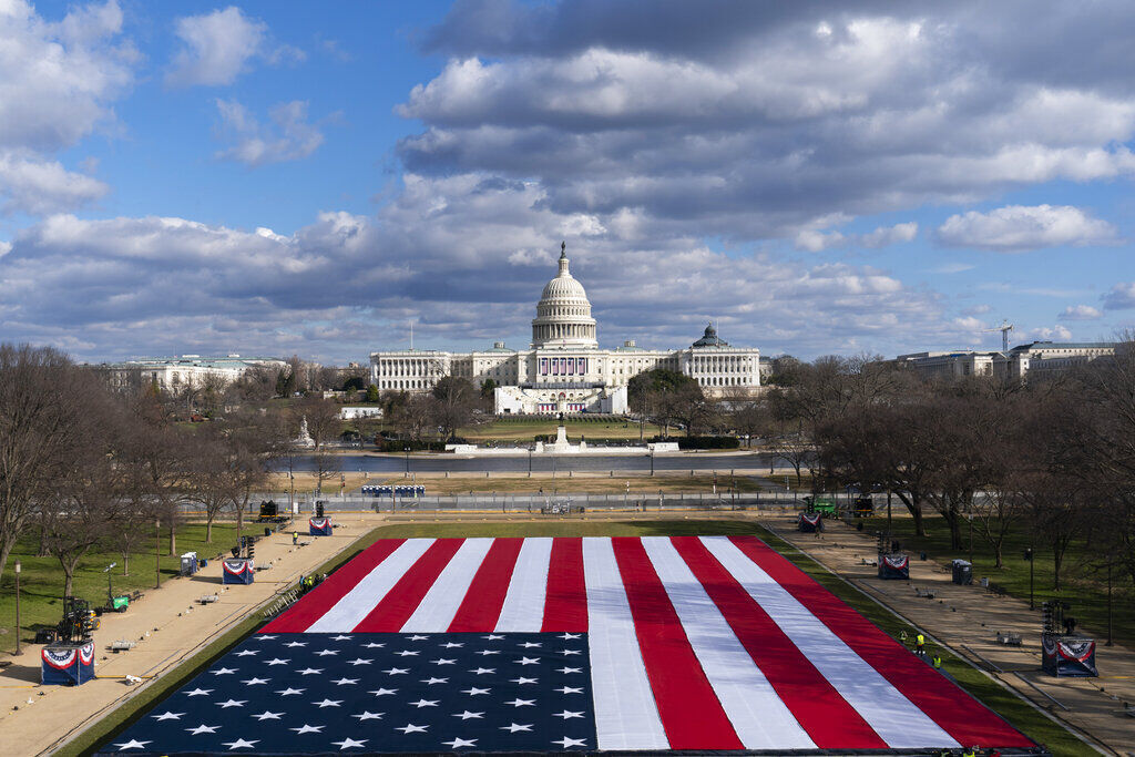APTOPIX Biden Inauguration Flags